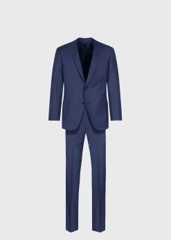 Paul Stuart Suits & Tuxedos^All Year Wool Nailhead Phillip Suit Blue