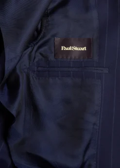 Paul Stuart Blazers & Jackets|Suits & Tuxedos^All Year Wool Stripe Suit Navy