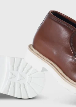 Paul Stuart Boots|Lace-Ups & Oxfords^Barcelona Leather Boot Brown