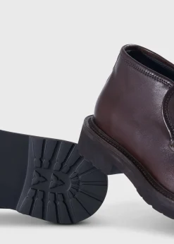 Paul Stuart Boots|Lace-Ups & Oxfords^Barcelona Leather Boot Dark Brown