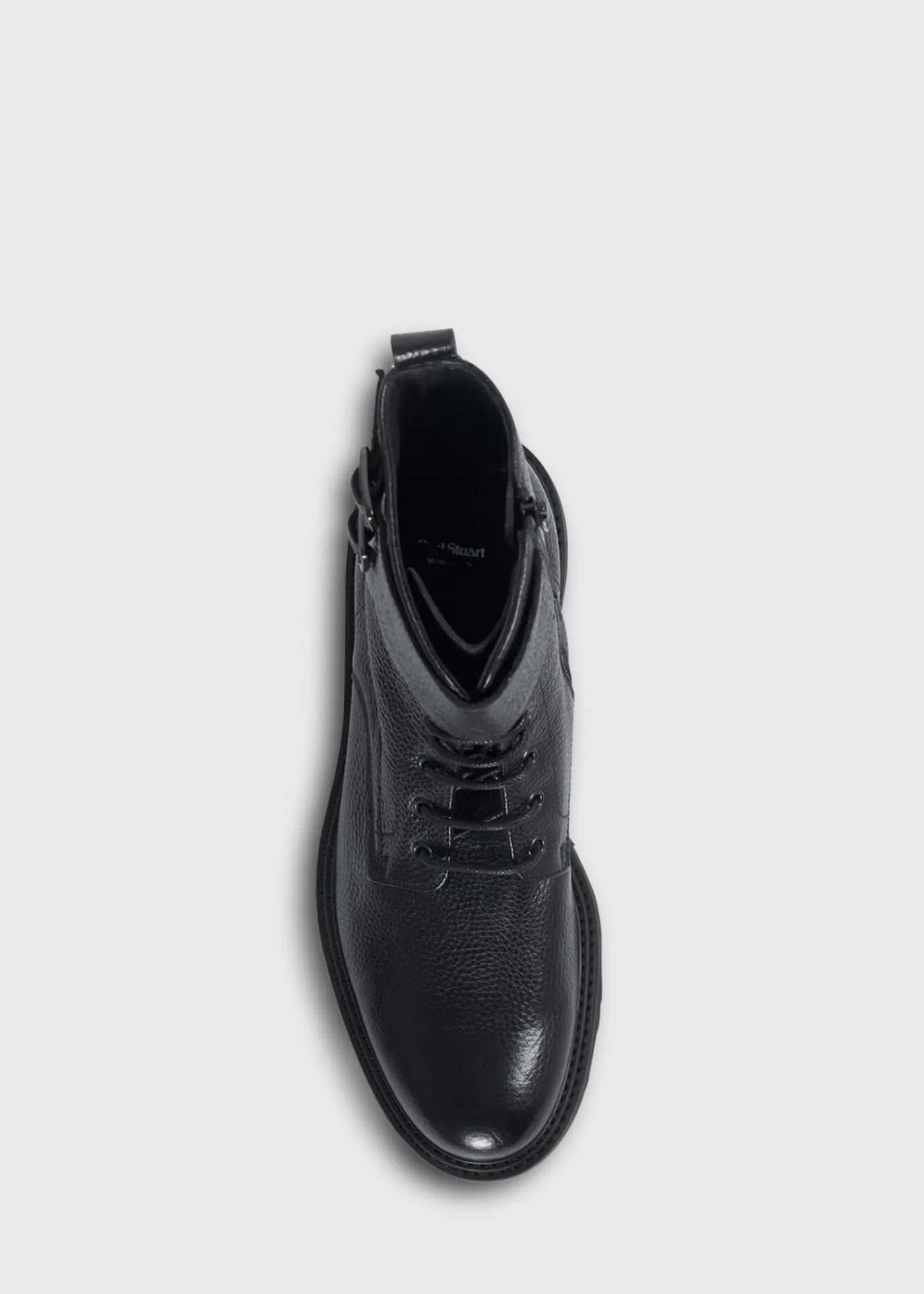 Paul Stuart Boots^Barton Leather Lace-Up Boot Black
