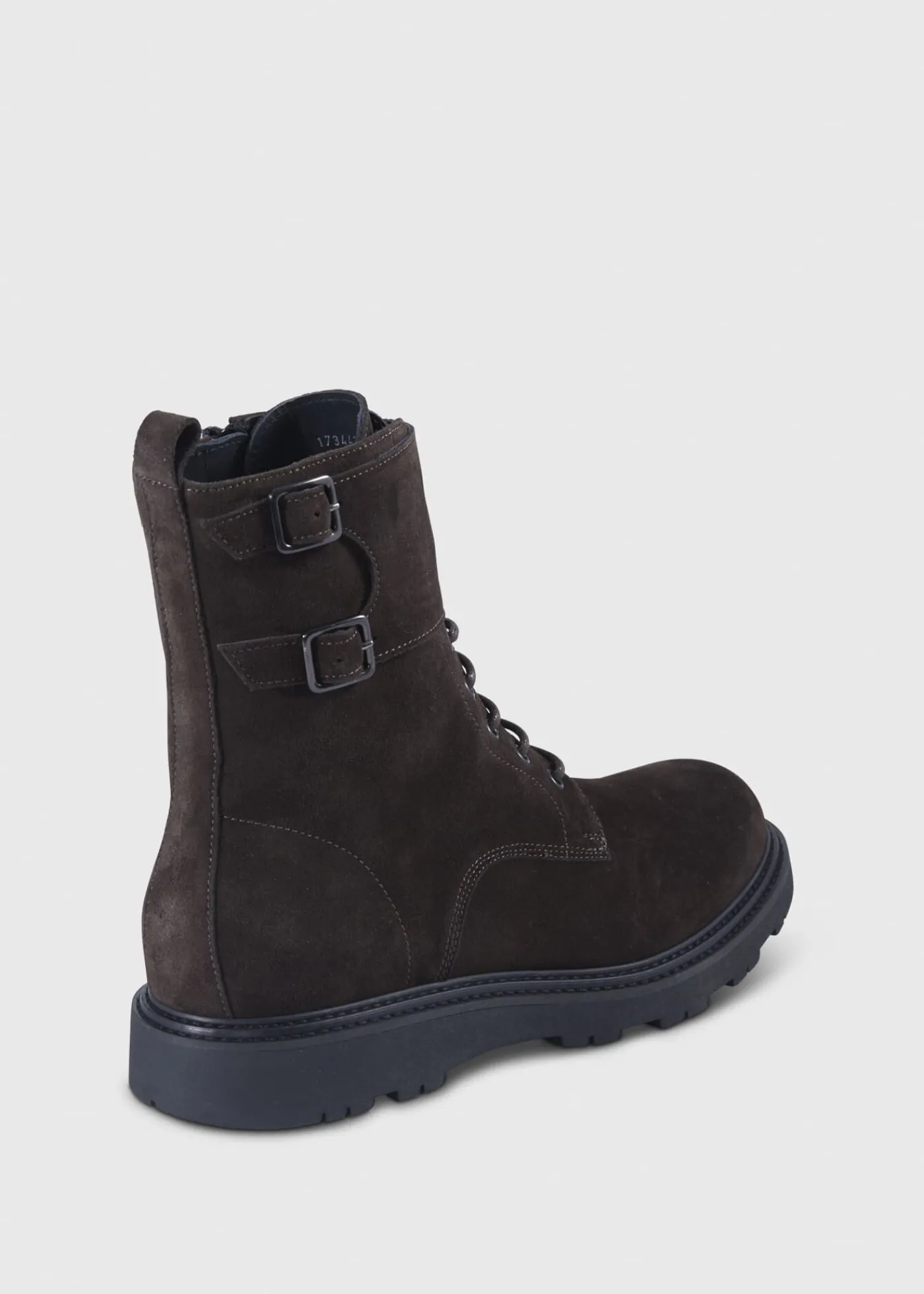 Paul Stuart Boots^Barton Suede Lace-Up Boot Dark Brown