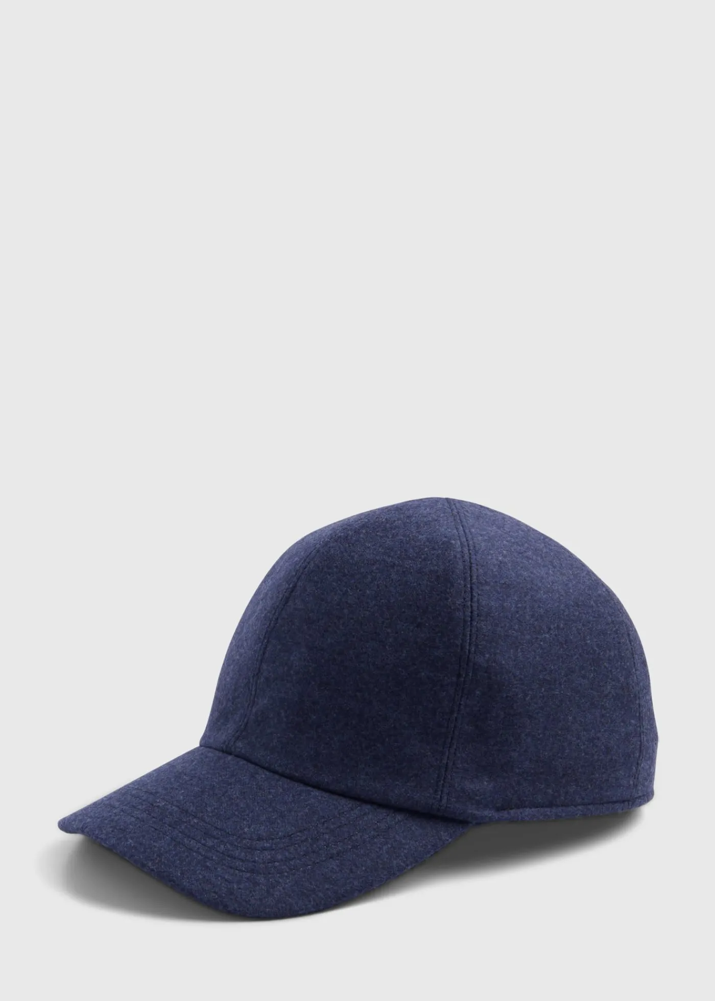 Paul Stuart Scarves, Hats, Gloves^Baseball Cap With Ear Flaps Blue Melange