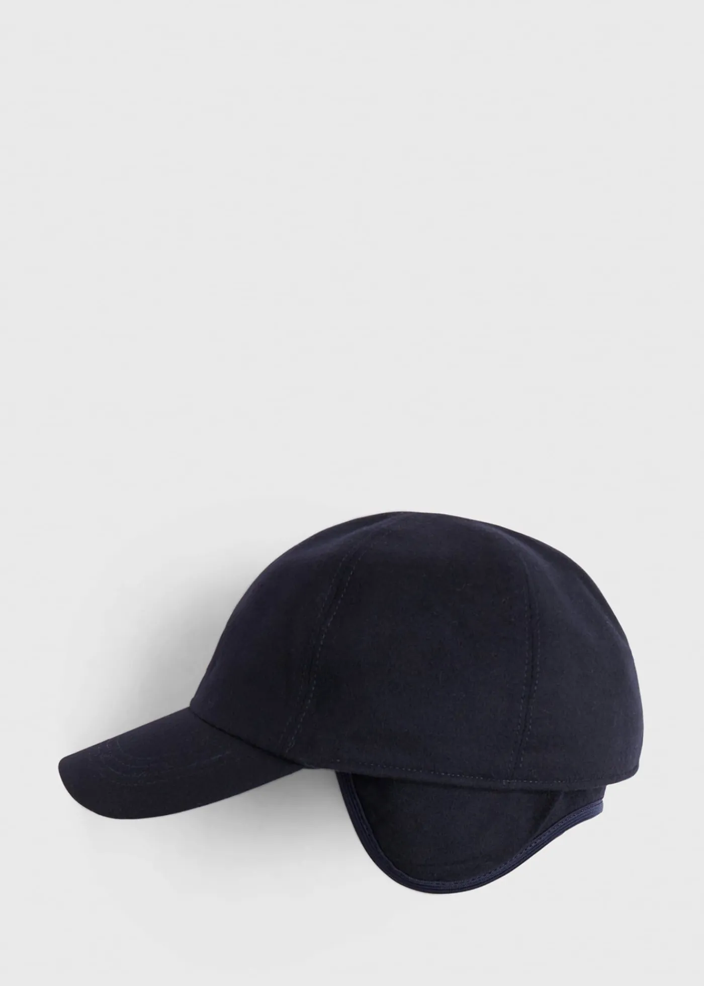 Paul Stuart Scarves, Hats, Gloves^Baseball Cap With Ear Flaps Navy