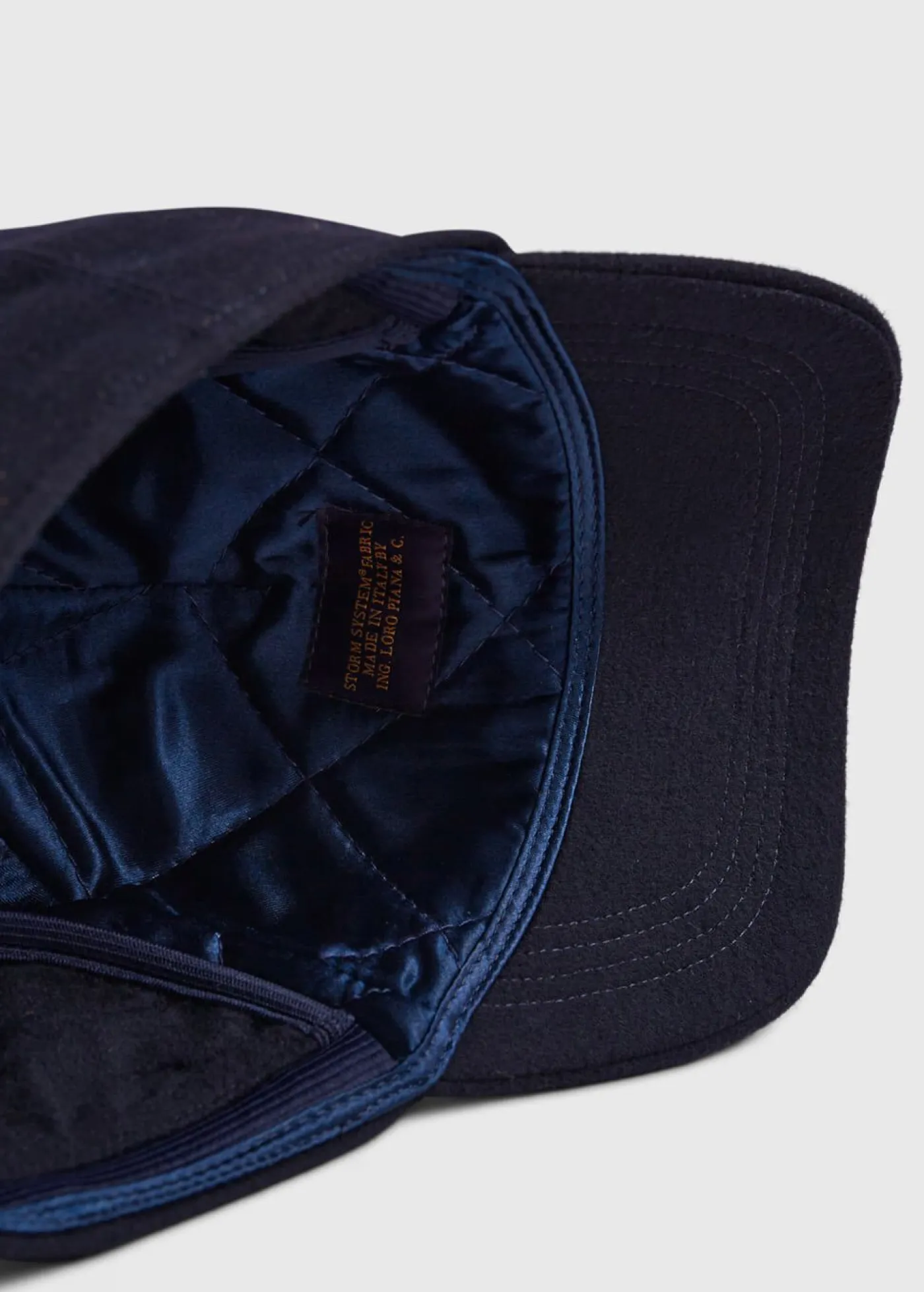 Paul Stuart Scarves, Hats, Gloves^Baseball Cap With Ear Flaps Navy