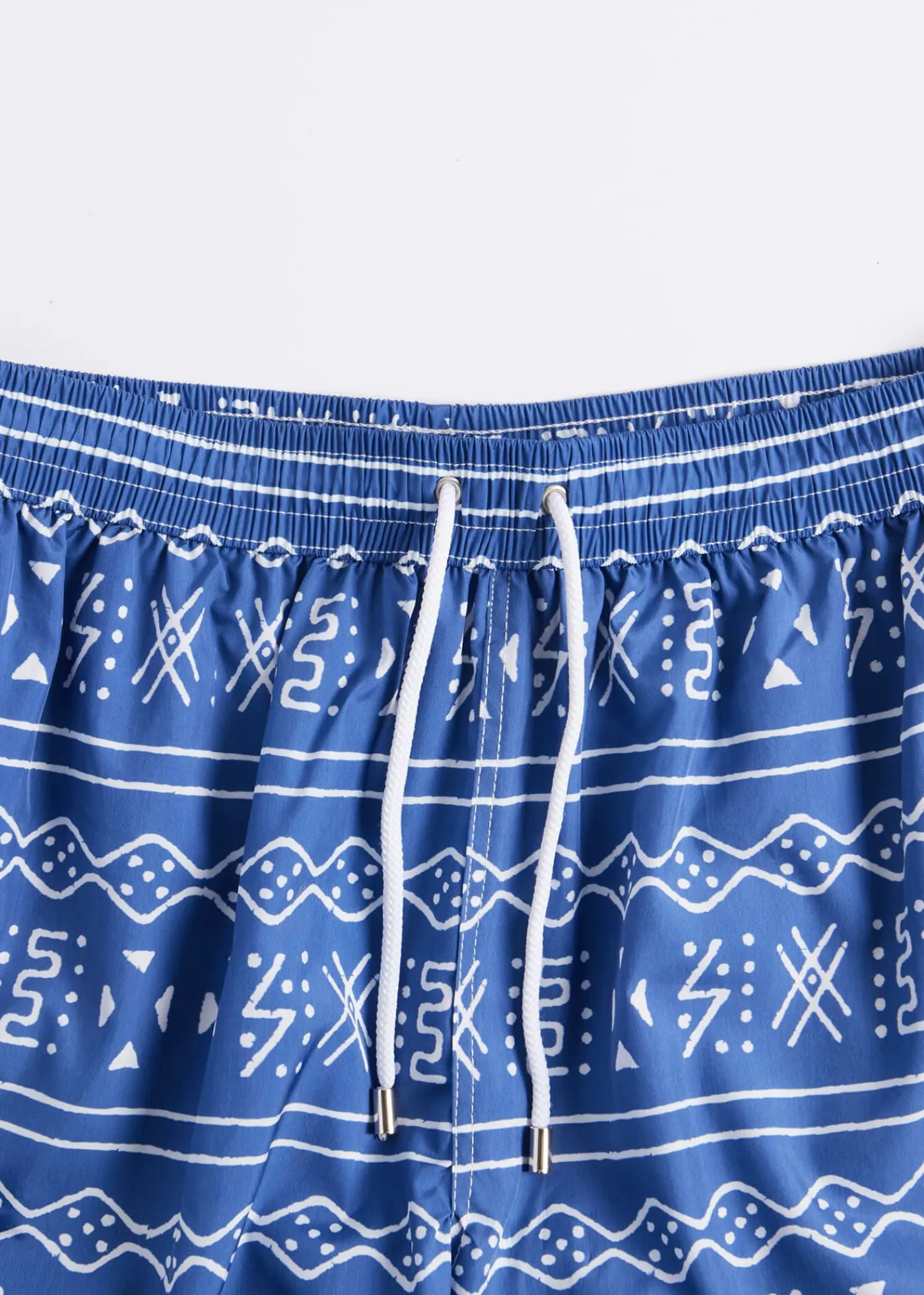 Paul Stuart Shorts & Swim Trunks^Batik Print Swim Trunk Dark Blue