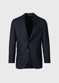 Paul Stuart Suits & Tuxedos^Bead Stripe Wool Suit Navy