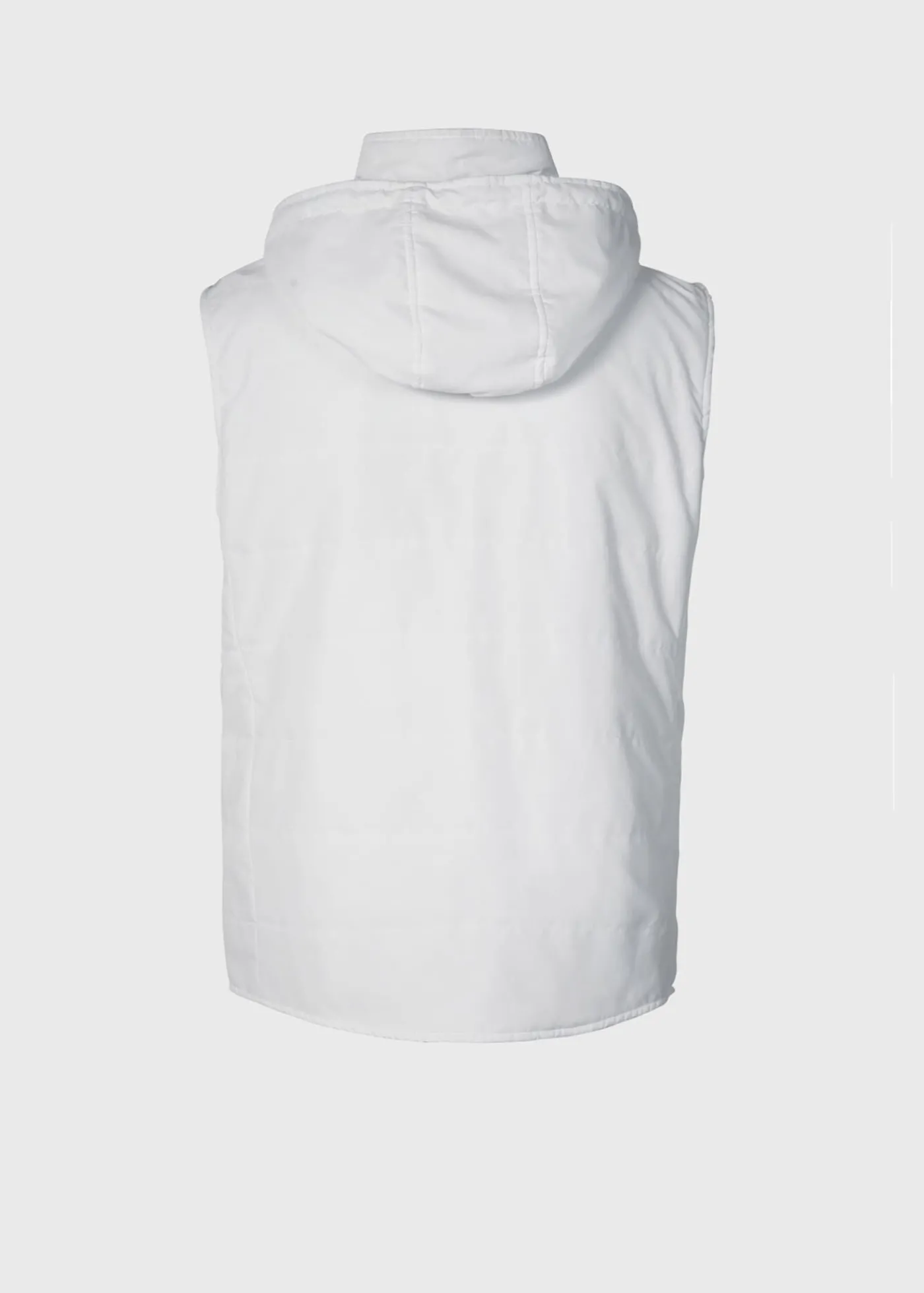 Paul Stuart Vests|Outerwear^Belsetta Vest With Removable Hood White