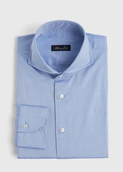 Paul Stuart Dress Shirts^ Twill Dress Shirt Blue