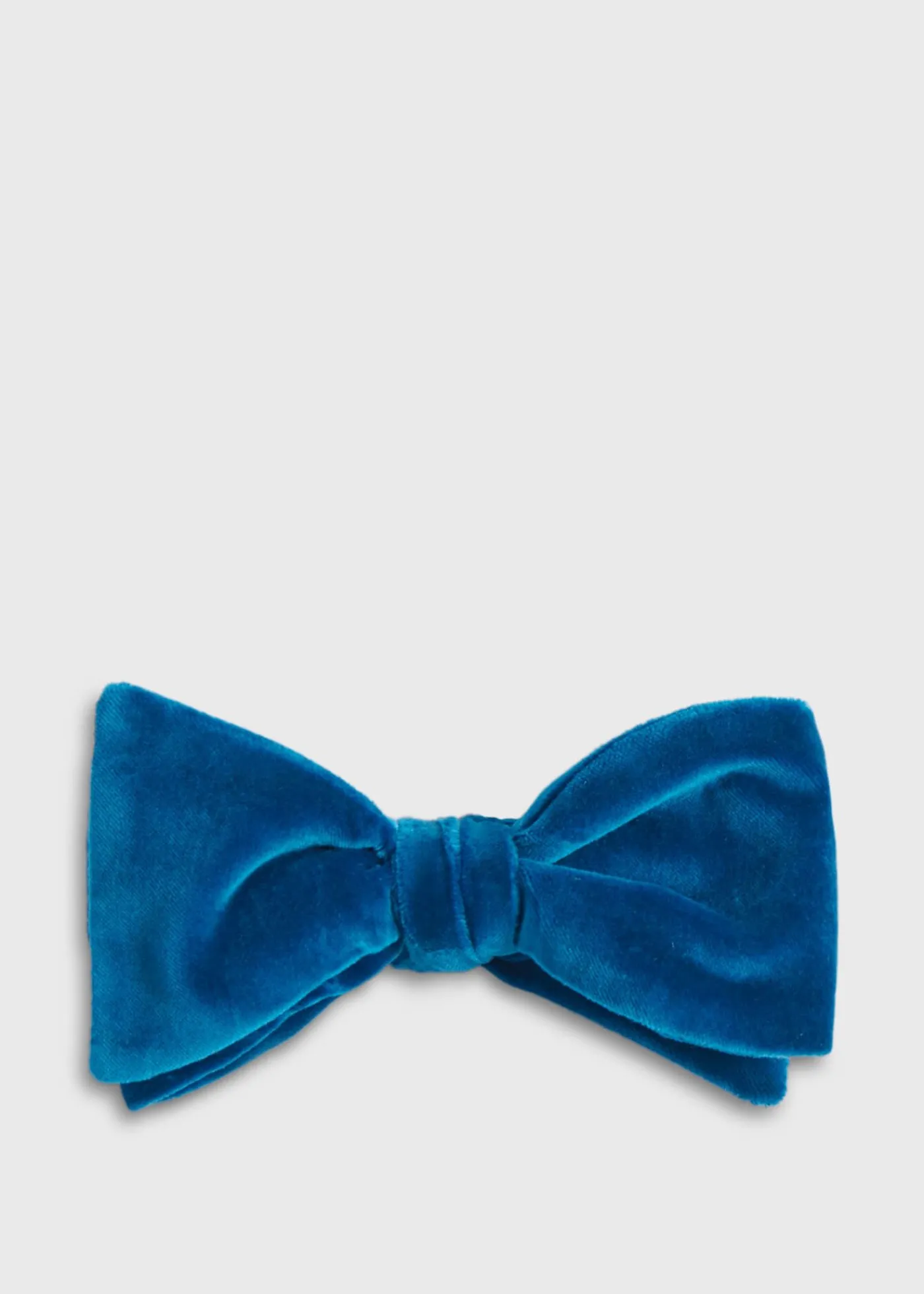 Paul Stuart Formal Shop^Blunt Edge Cotton Velvet Bow Royal Blue