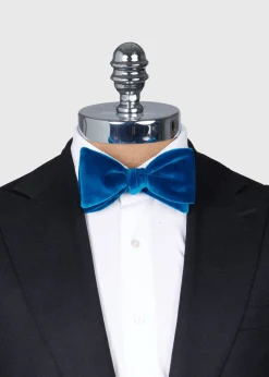 Paul Stuart Formal Shop^Blunt Edge Cotton Velvet Bow Royal Blue