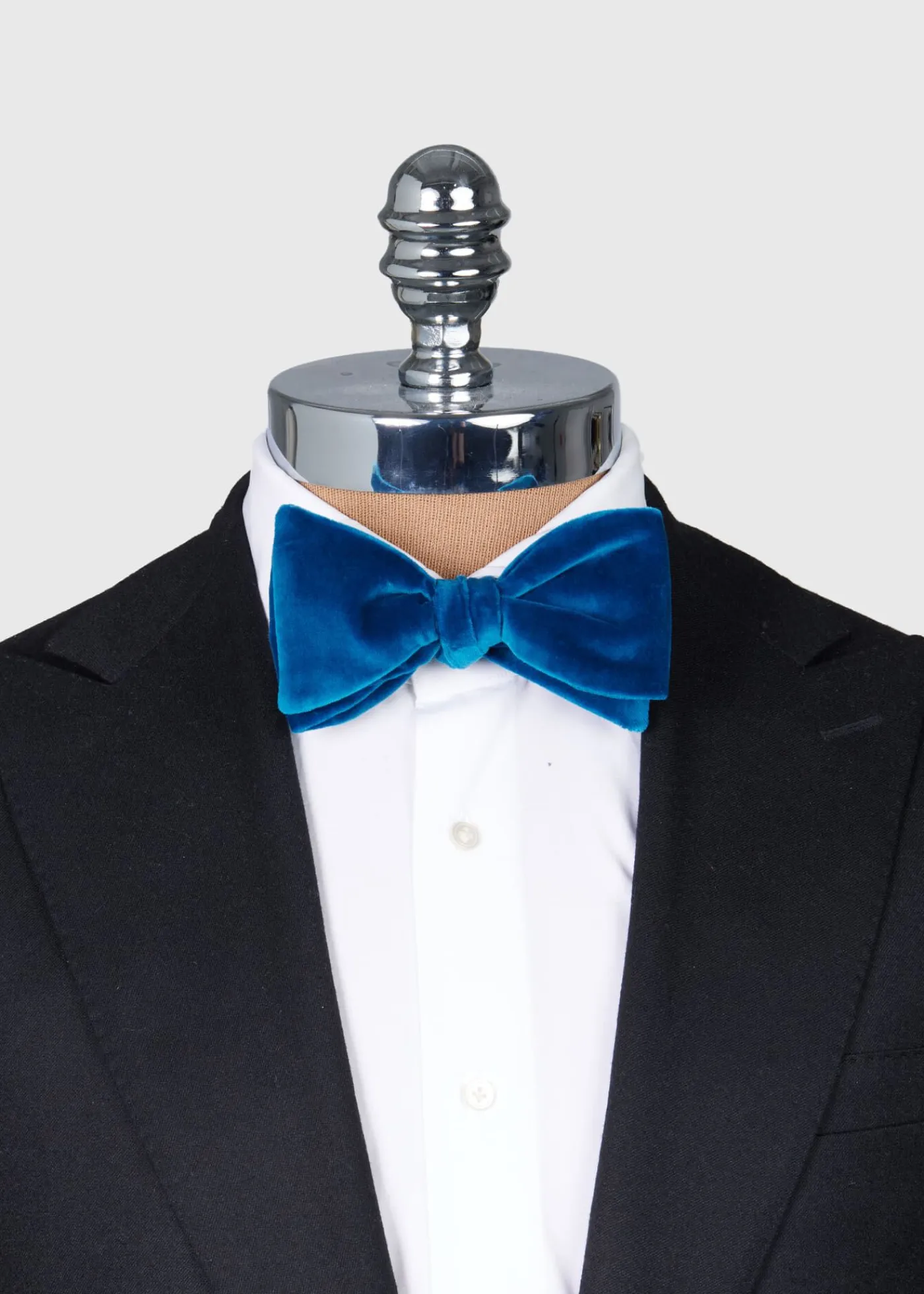 Paul Stuart Formal Shop^Blunt Edge Cotton Velvet Bow Royal Blue