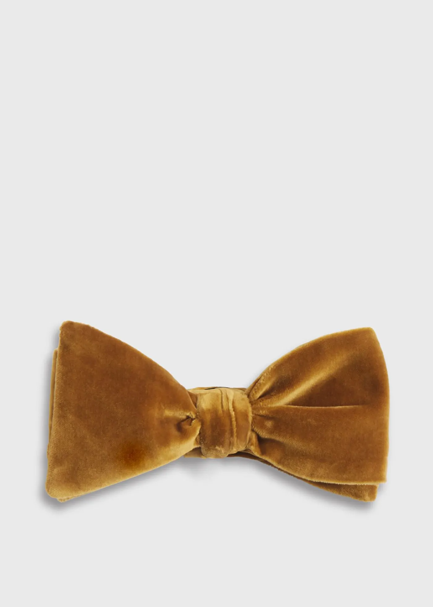 Paul Stuart Formal Shop^Blunt Edge Cotton Velvet Bow Gold