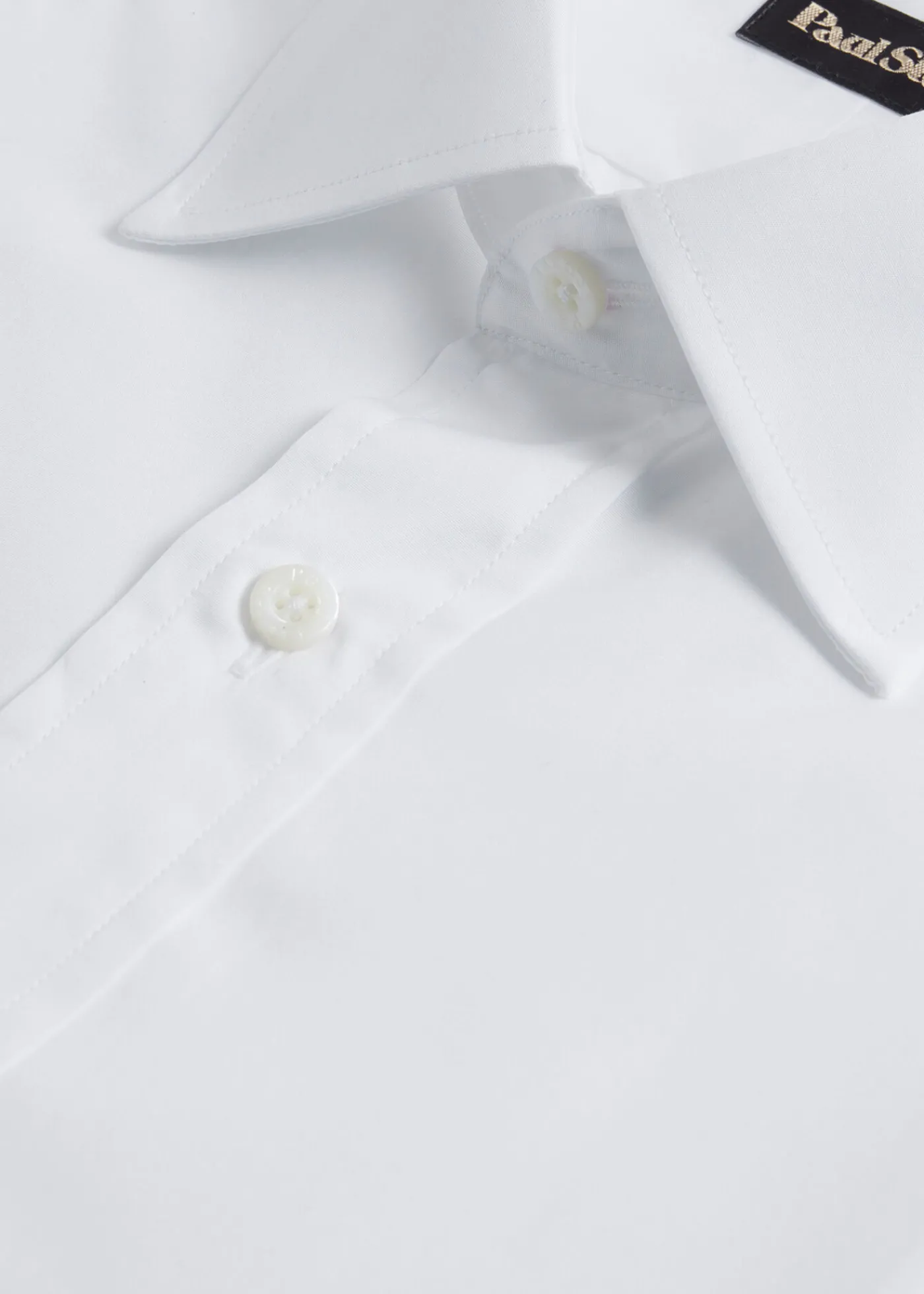 Paul Stuart Dress Shirts^Broadcloth Slim Fit Dress Shirt White