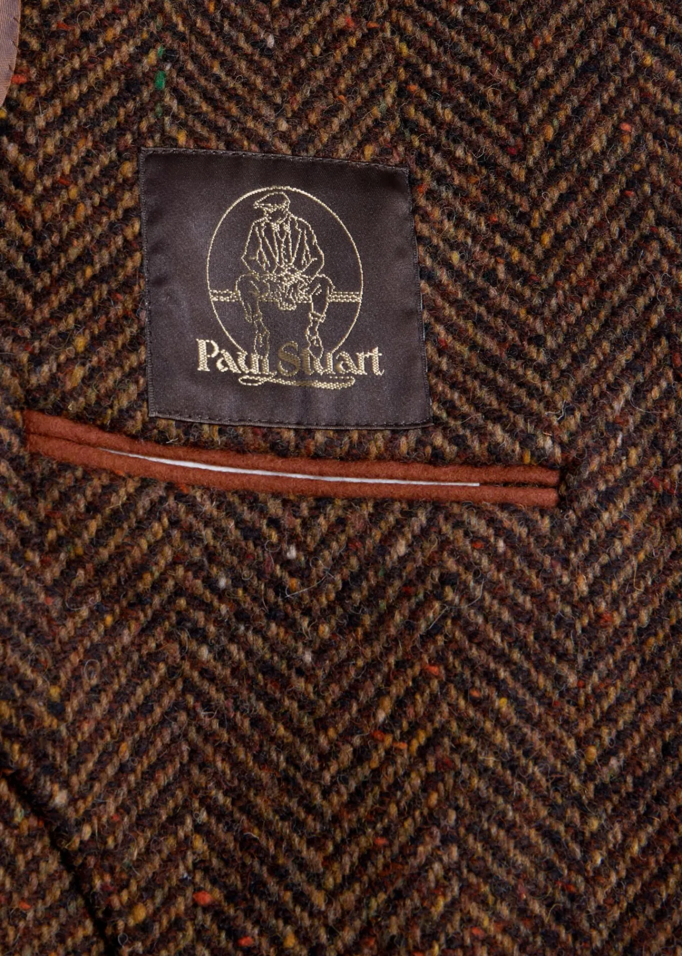 Paul Stuart Overcoats|Outerwear^ Tweed Chore Coat Brown