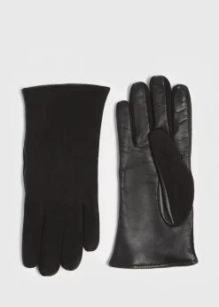 Paul Stuart Scarves, Hats, Gloves^Capeskin And Suede Touch Screen Glove Black