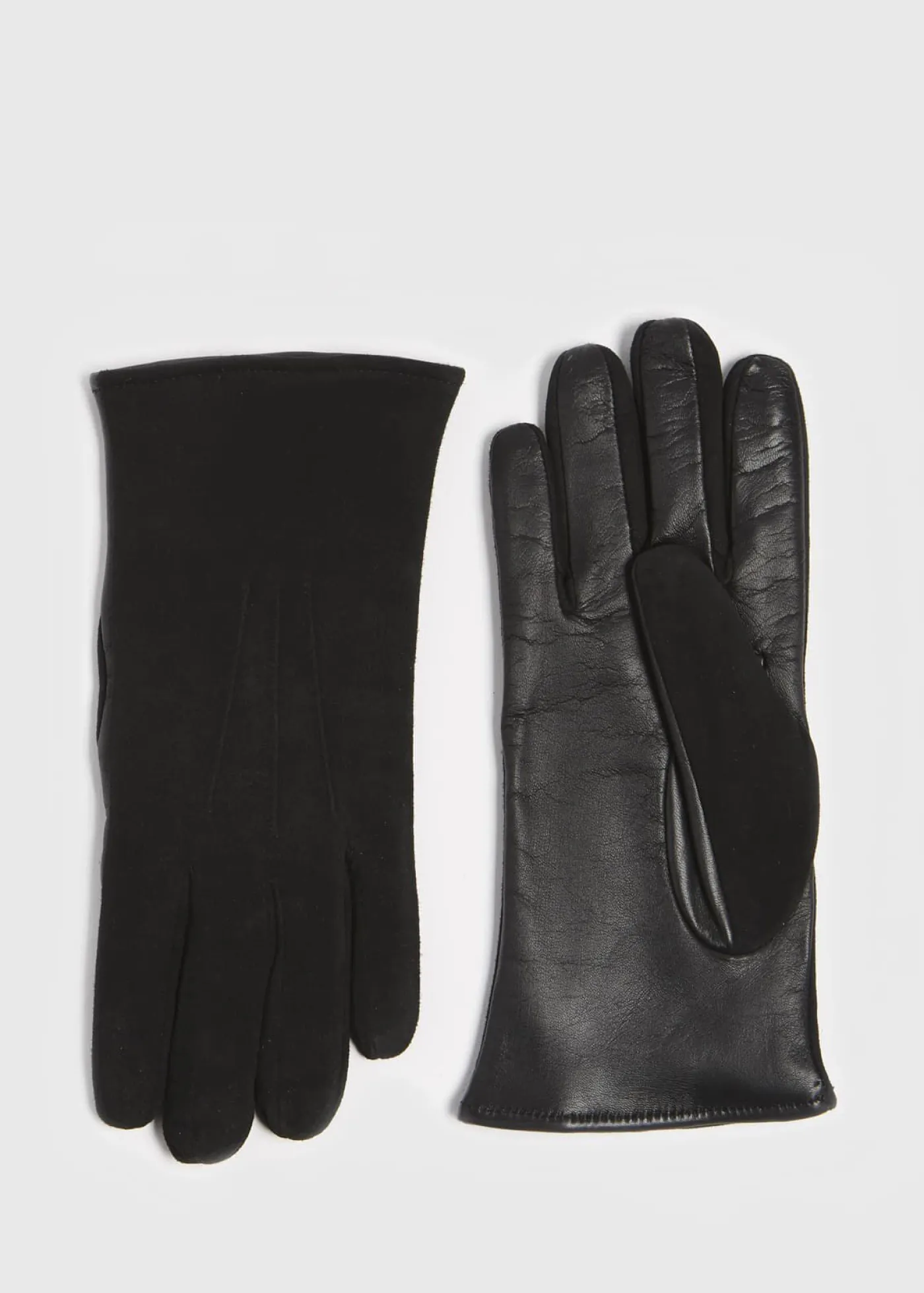 Paul Stuart Scarves, Hats, Gloves^Capeskin And Suede Touch Screen Glove Black