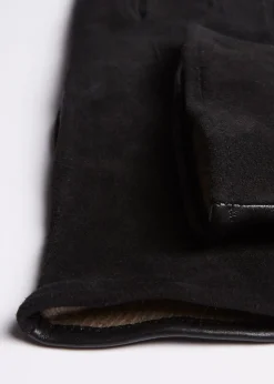 Paul Stuart Scarves, Hats, Gloves^Capeskin And Suede Touch Screen Glove Black