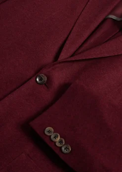 Paul Stuart The Cashmere Shop|Blazers & Jackets^Cashmere & Silk Knit Blazer Crimson