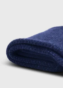 Paul Stuart Socks^Cashmere Blend Oxford Sock Blue