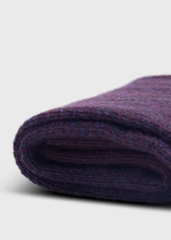 Paul Stuart Socks^Cashmere Blend Oxford Sock Purple
