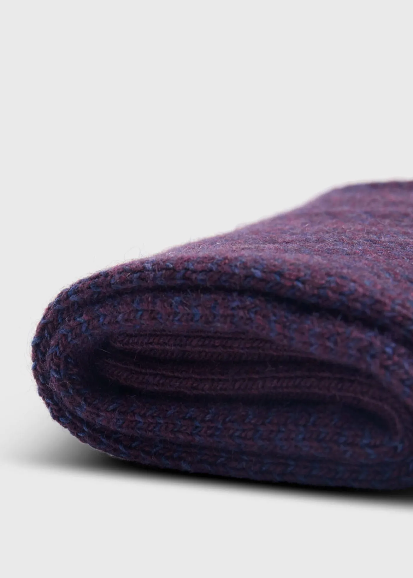 Paul Stuart Socks^Cashmere Blend Oxford Sock Purple