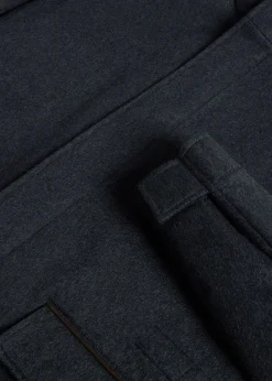 Paul Stuart Outerwear^Cashmere Car Coat Charcoal