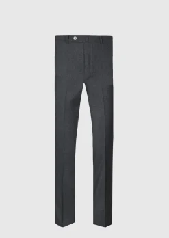 Paul Stuart Dress Pants|The Cashmere Shop^Cashmere Flannel Trouser Grey