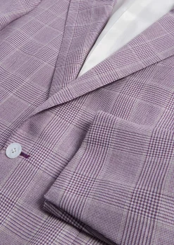 Paul Stuart The Cashmere Shop|Blazers & Jackets^Cashmere Plaid Jacket Plum