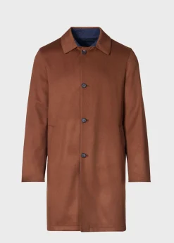 Paul Stuart The Cashmere Shop|Overcoats^Cashmere Reversible Coat Navy/Camel