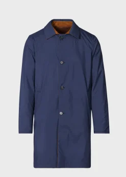 Paul Stuart The Cashmere Shop|Overcoats^Cashmere Reversible Coat Navy/Camel