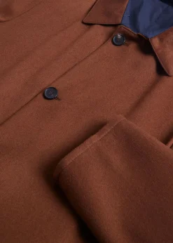 Paul Stuart The Cashmere Shop|Overcoats^Cashmere Reversible Coat Navy/Camel
