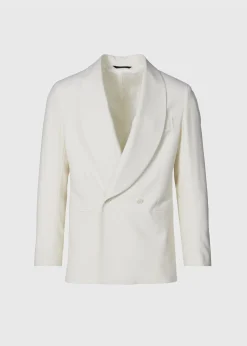 Paul Stuart Formal Shop|The Cashmere Shop^Cashmere Shawl CollarDinner Jacket Cream