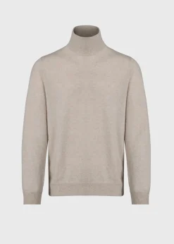 Paul Stuart Sweaters^Cashmere Turtleneck Taupe