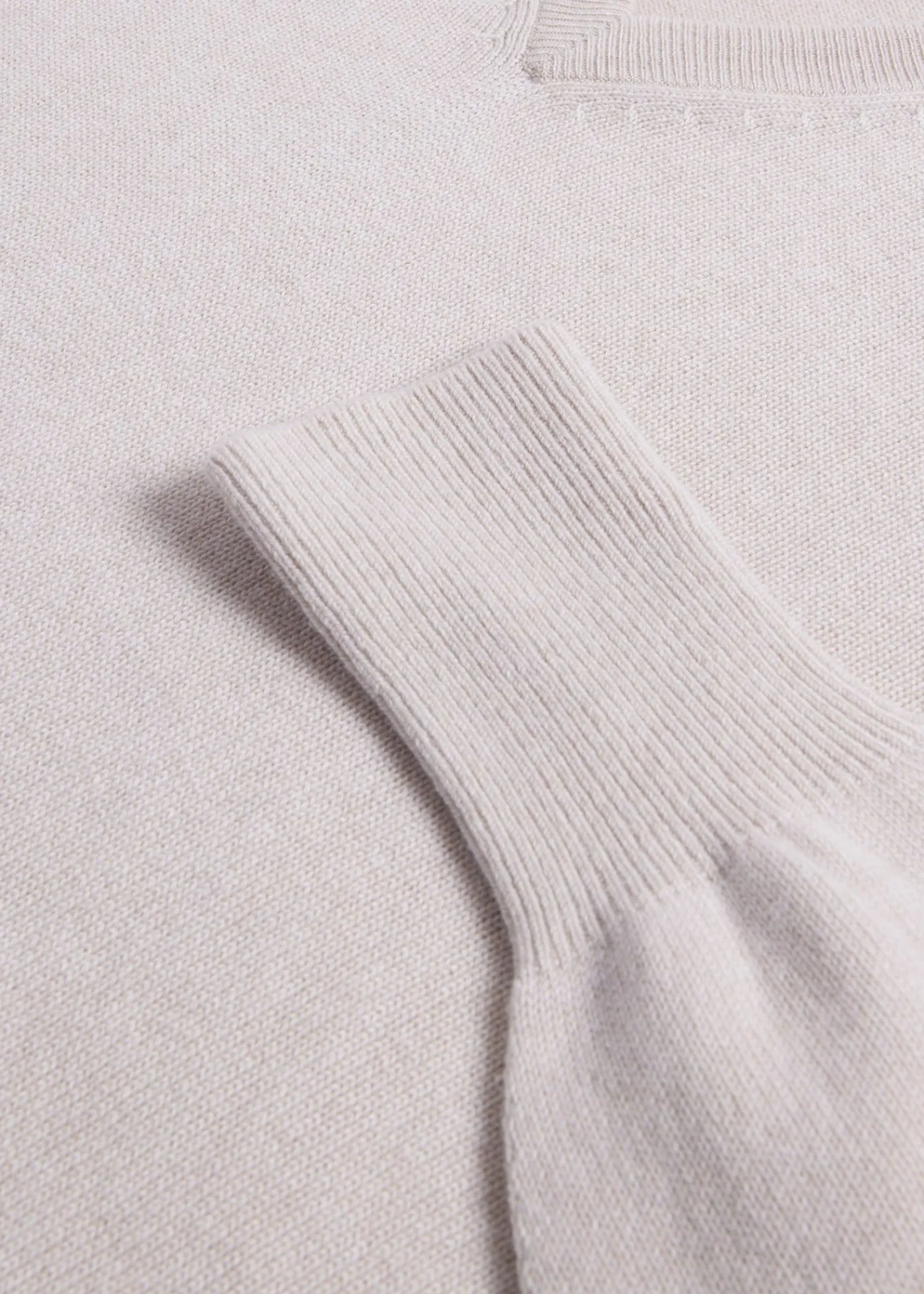 Paul Stuart The Cashmere Shop|Sweaters^Classic Cashmere Double Ply V-Neck Sweater Oatmeal