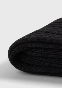 Paul Stuart Socks^Classic Cotton Ribbed Sock Black