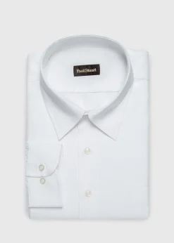 Paul Stuart Sport Shirts^Classic Cotton Twill Sport Shirt White