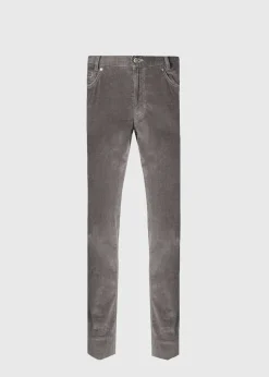 Paul Stuart Pants^Classic Five-Pocket Corduroy Trouser Grey