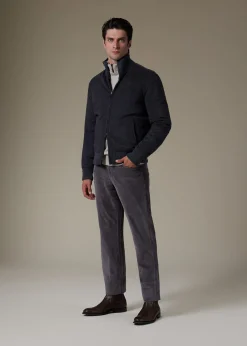 Paul Stuart Pants^Classic Five-Pocket Corduroy Trouser Grey