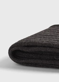 Paul Stuart Socks|Formal Shop^Classic Merino Wool Ribbed Sock Grey