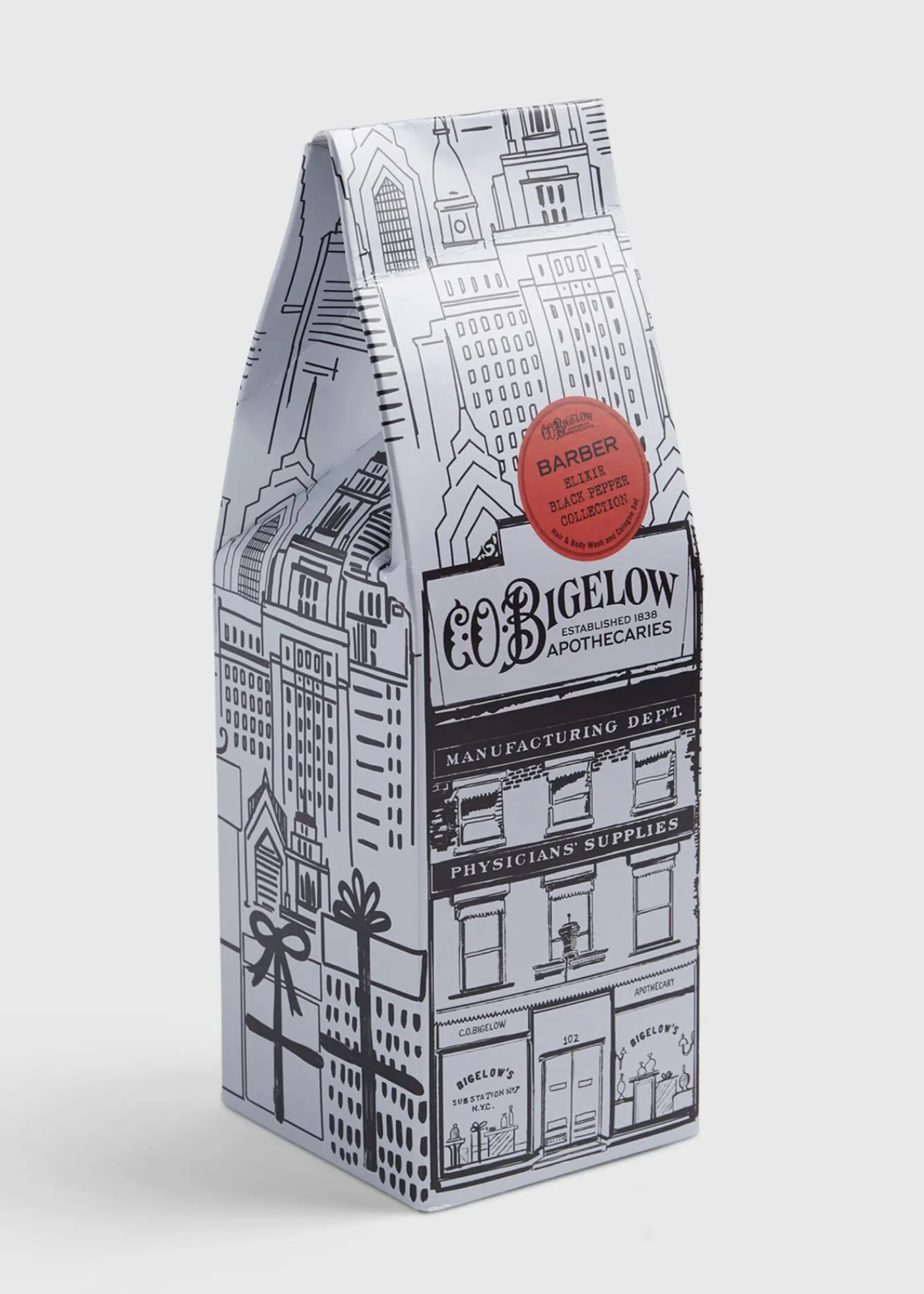 Paul Stuart Lifestyle^C.O. Bigelow Black Pepper Duo Apothecary Box White