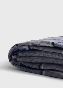 Paul Stuart Socks^Cotton & Cashmere Blend Zig Zag Sock Grey