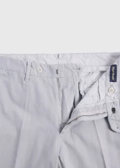Paul Stuart The Cashmere Shop|Pants^Cotton & Cashmere Trouser Light Grey