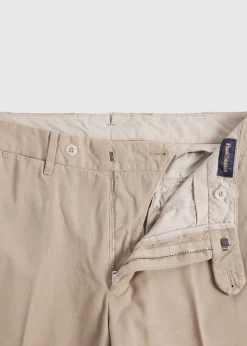 Paul Stuart The Cashmere Shop|Pants^Cotton & Cashmere Trouser Khaki
