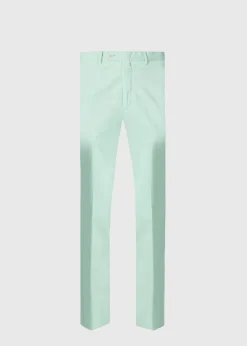 Paul Stuart Dress Pants|Pants^Cotton & Silk Garment Dyed Trouser Mint