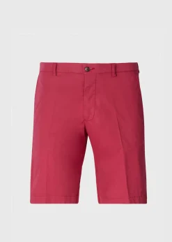Paul Stuart Pants|Shorts & Swim Trunks^Cotton Bermuda Short Magenta