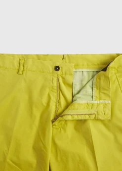 Paul Stuart Shorts & Swim Trunks|Pants^Cotton Bermuda Short Yellow