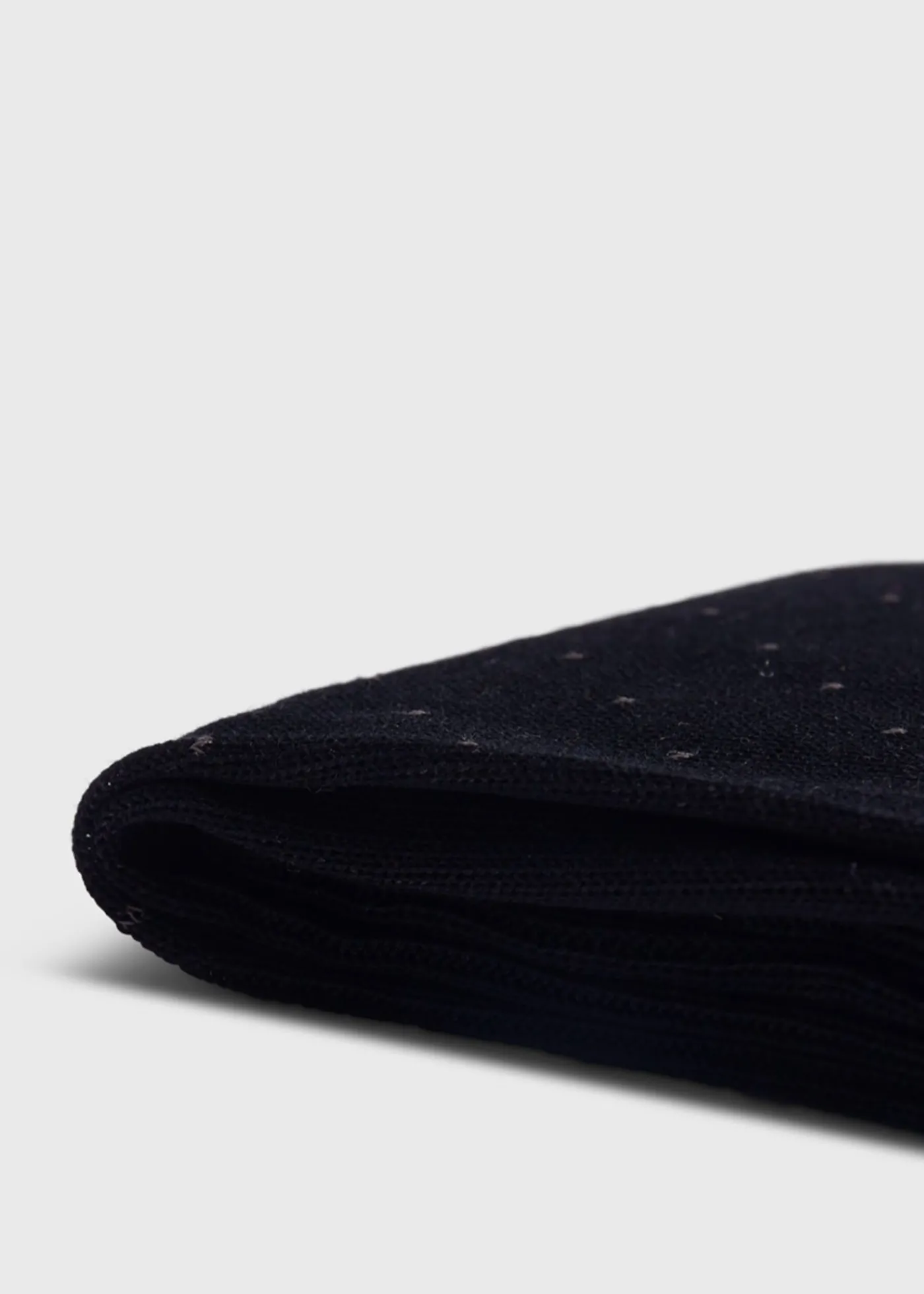 Paul Stuart Socks^Cotton Bird's Eye Sock Black