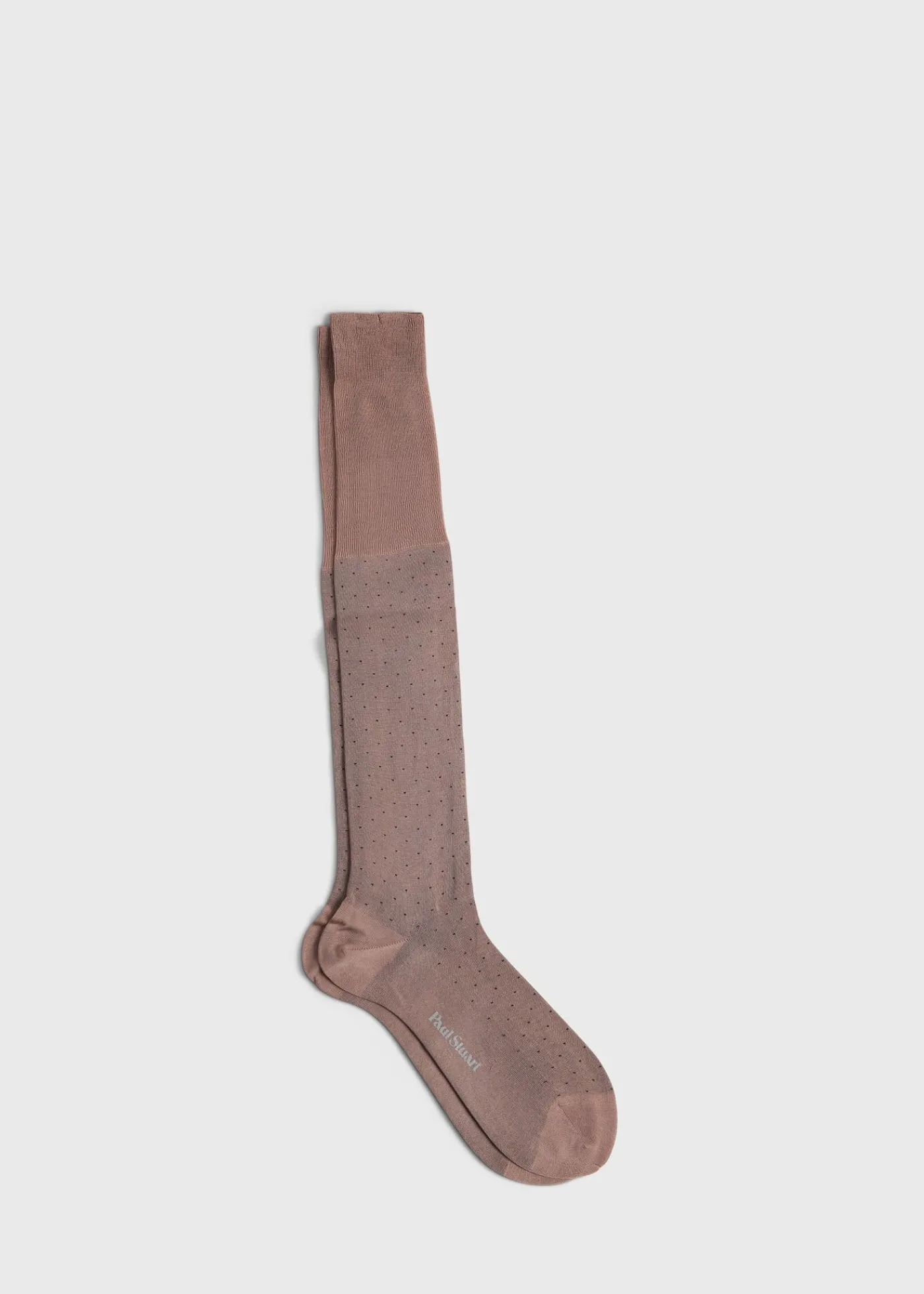 Paul Stuart Socks^Cotton Bird's Eye Sock Dark Beige