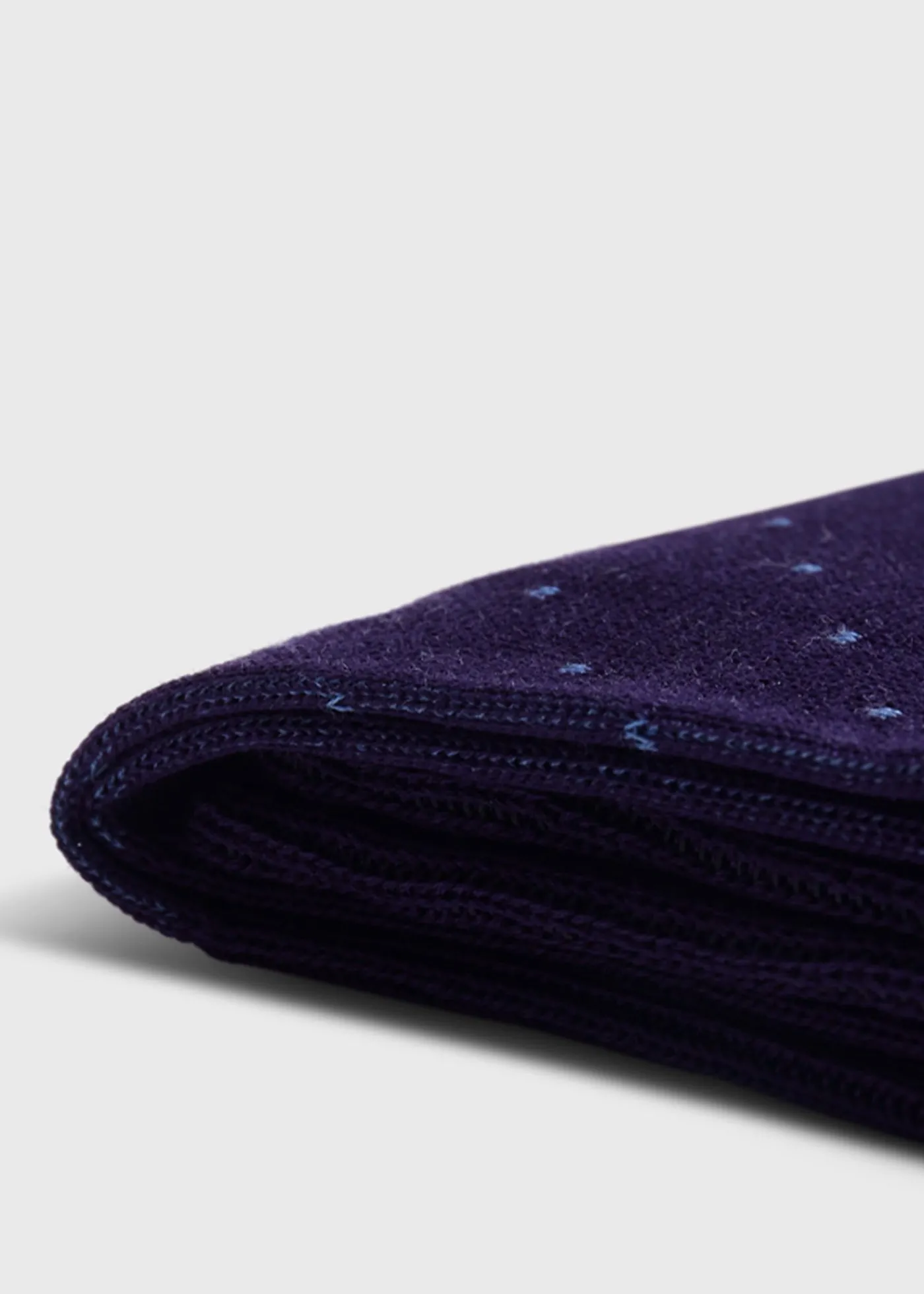 Paul Stuart Socks^Cotton Bird's Eye Sock Purple